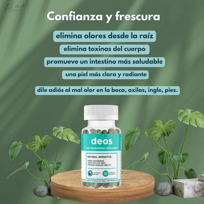 DEOS Suplemento desodorante interno