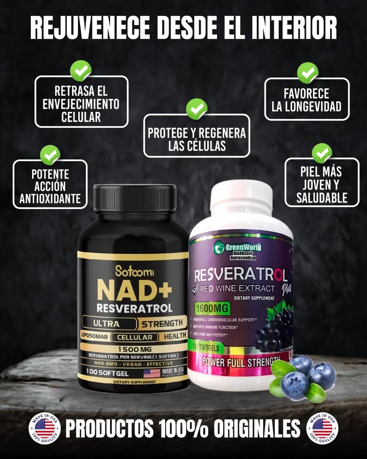 Nad Resveratrol Combo